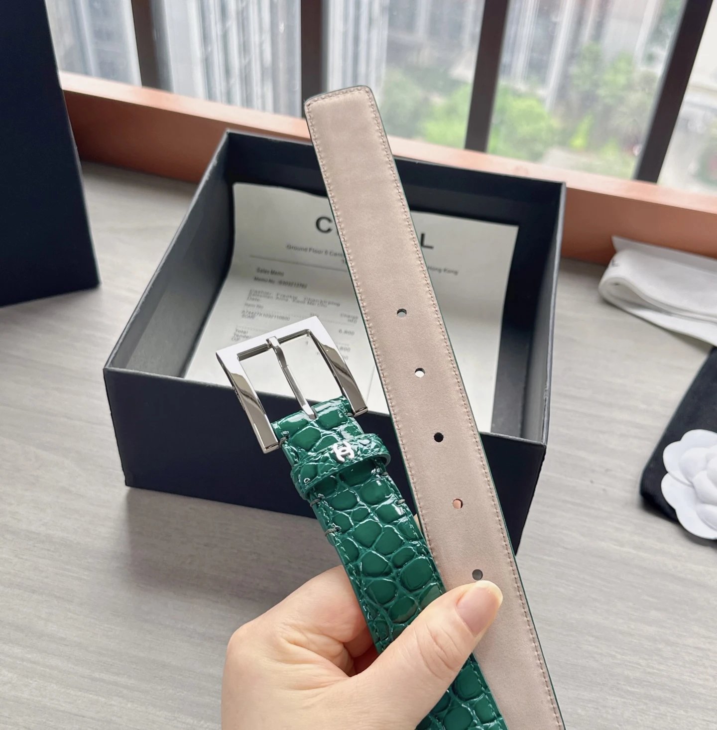 Chanel Leather Reversible Belt Ver.F — photo 6