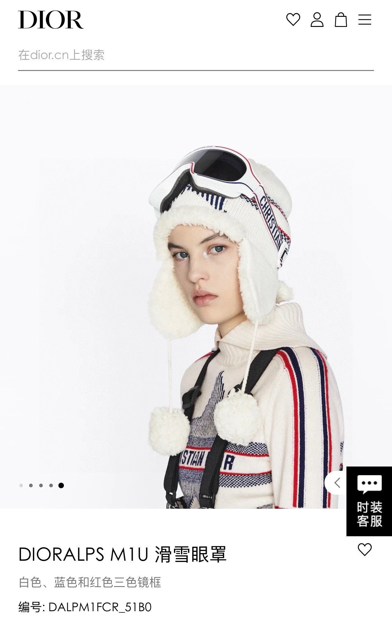 Dior Ski Goggles Ver.A — Zdjęcie 5