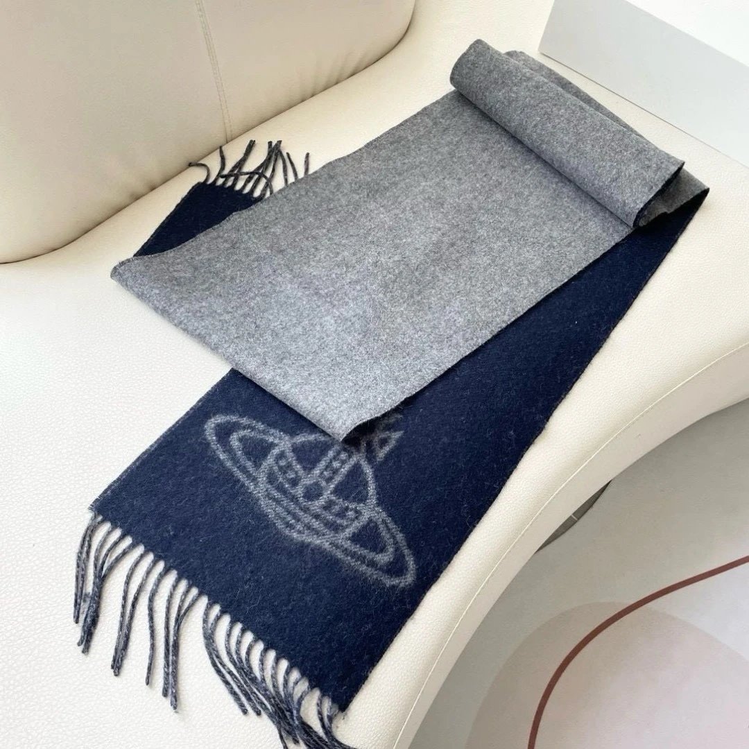 Vivienne Westwood Cashmere Wool Scarf Ver.E — QC