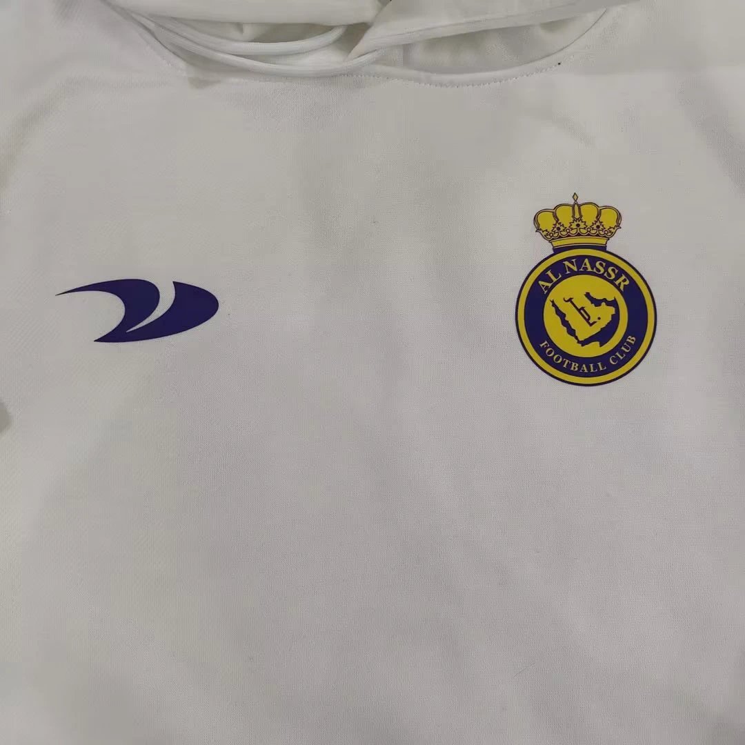 Al Nassr 2022 RONALDO 7 Sweater Hoodie 23 White — Zdjęcie 4