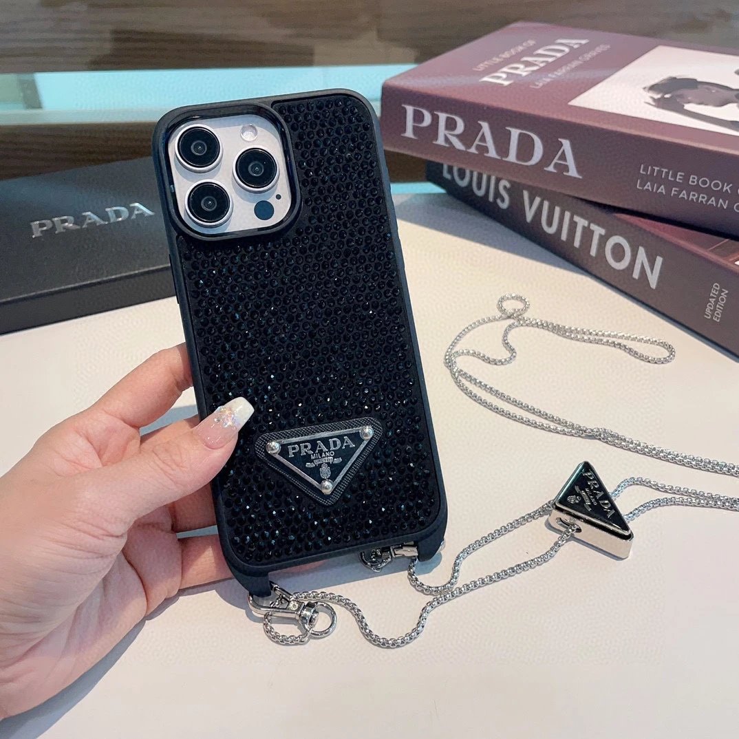 Prada Crossbody Strap Phone Case Ver.A — QC
