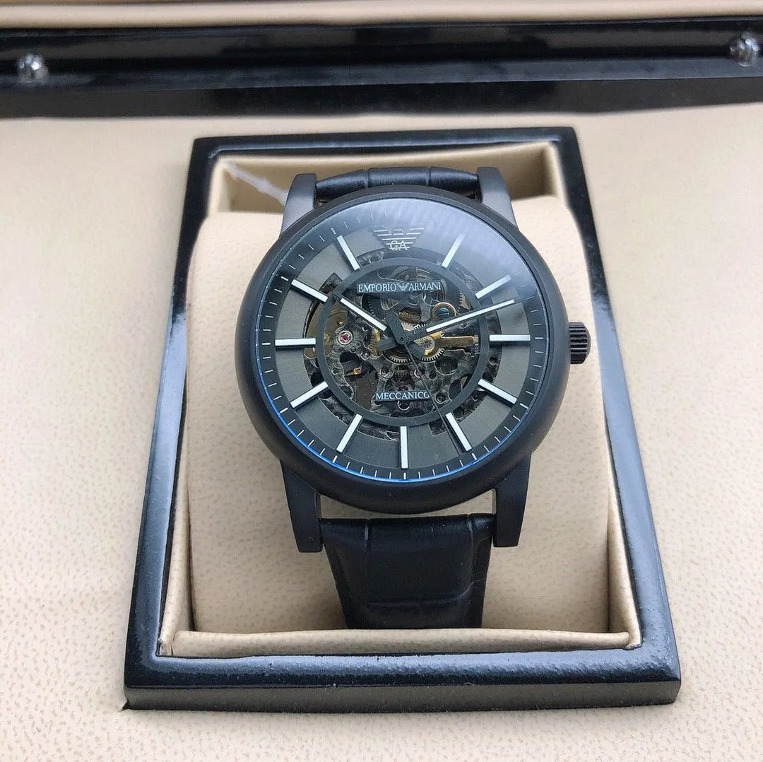 Armani AR60008 Skeleton Automatic Watch 41mm — photo 9