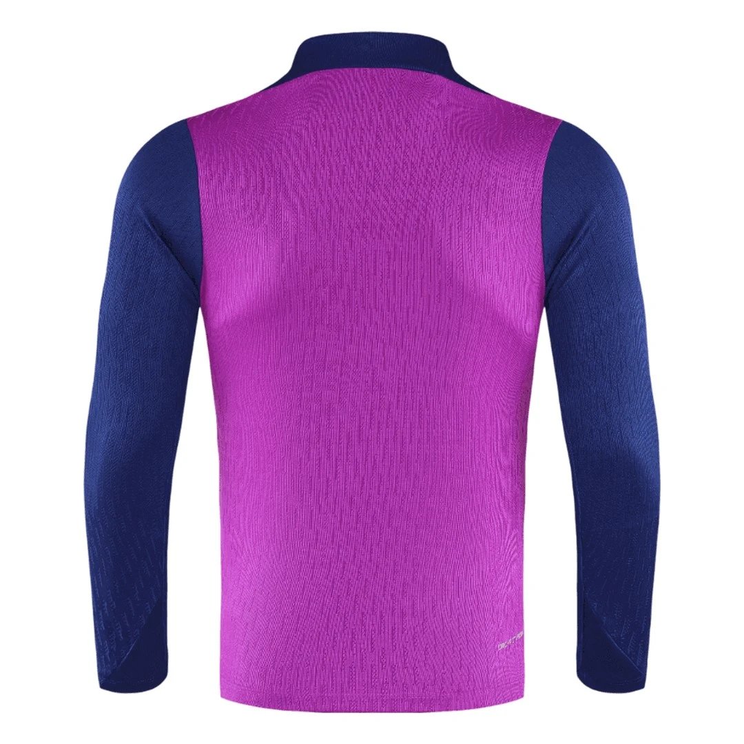 Barcelona 2025 1 4 Zip Tracksuit 26 Kids Purple — Photo 4