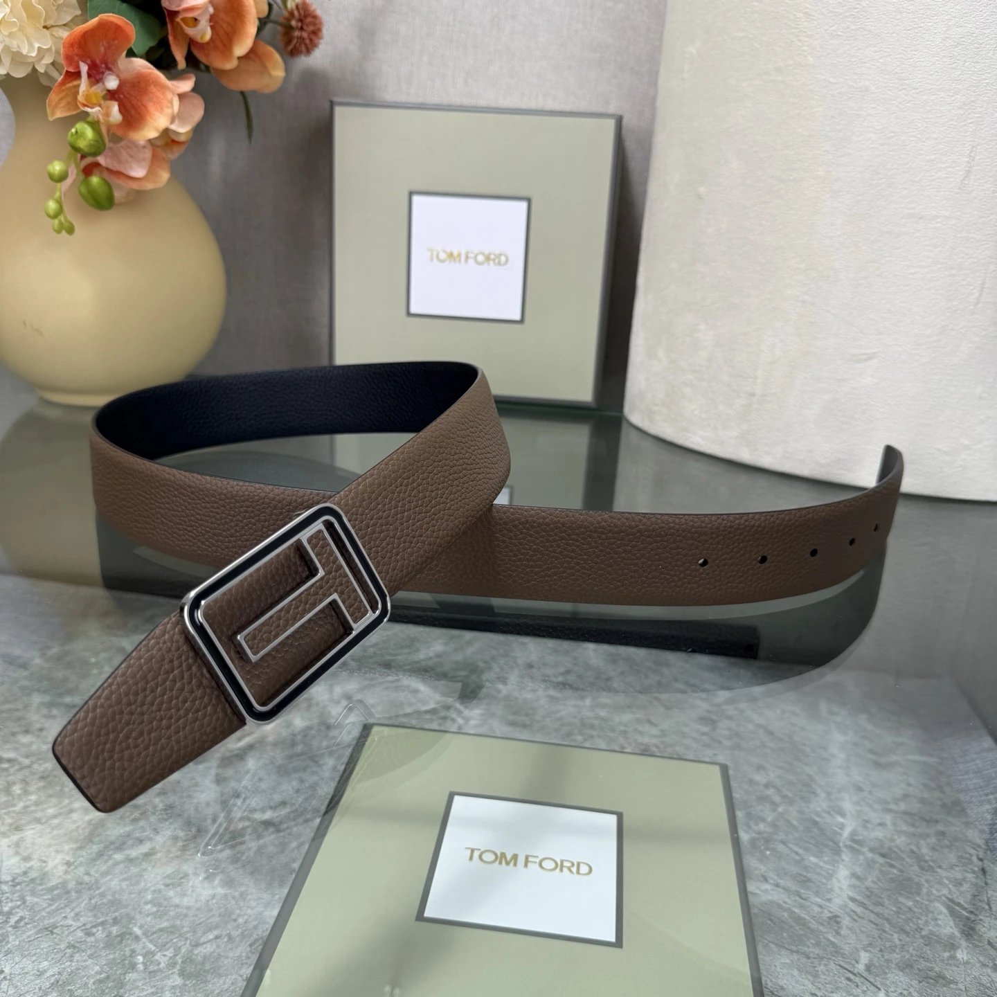 Tom Ford Leather Reversible Belt Ver.I — photo 6