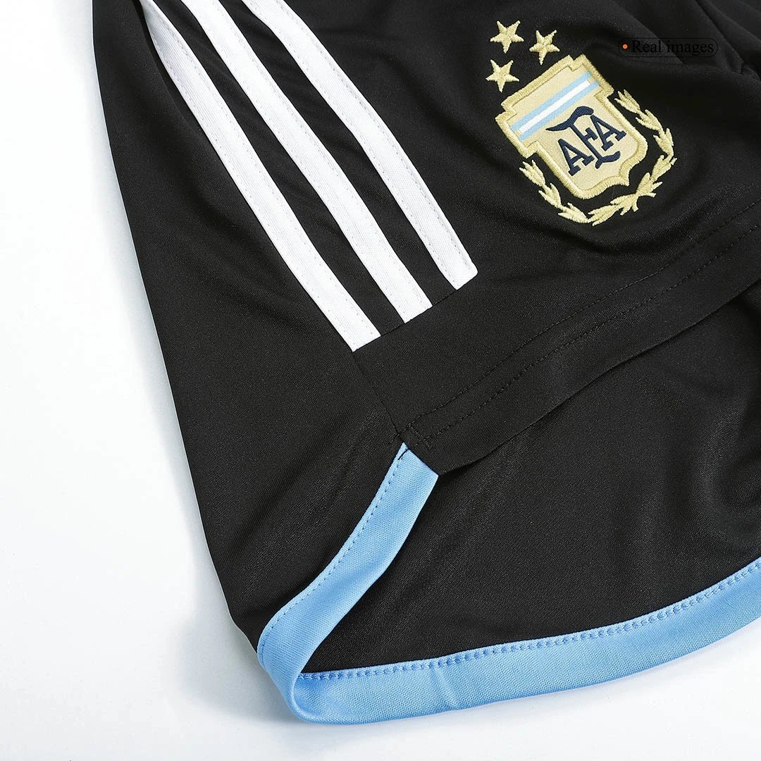 Argentina Home Soccer Shorts 2022 Three Stars — photo 7