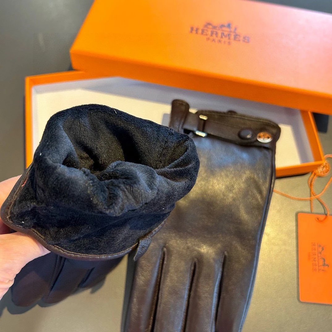 Hermes Lambskin Gloves Ver.A — Photo 7