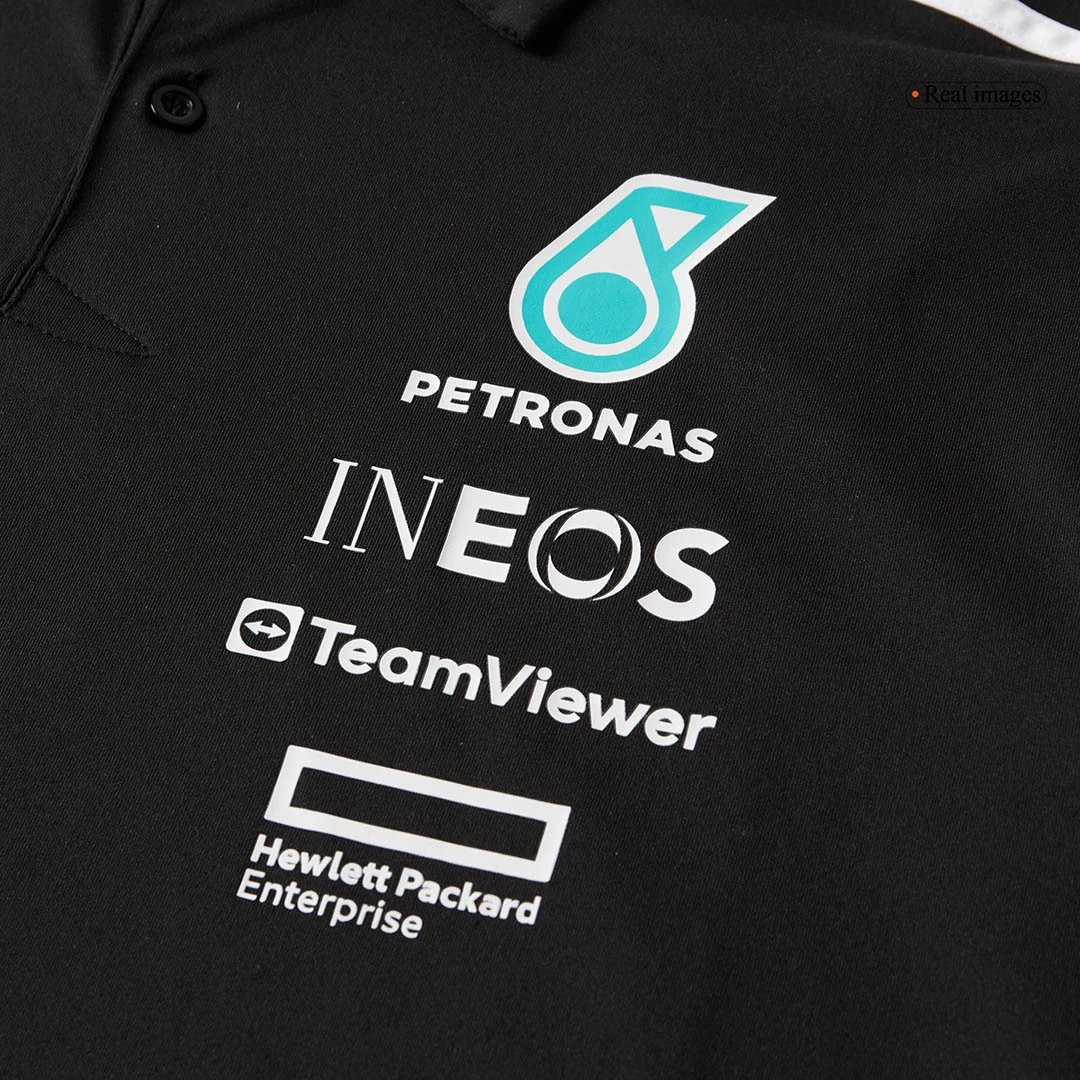 Mercedes AMG Petronas F1 2025 Team Polo Black — photo 9