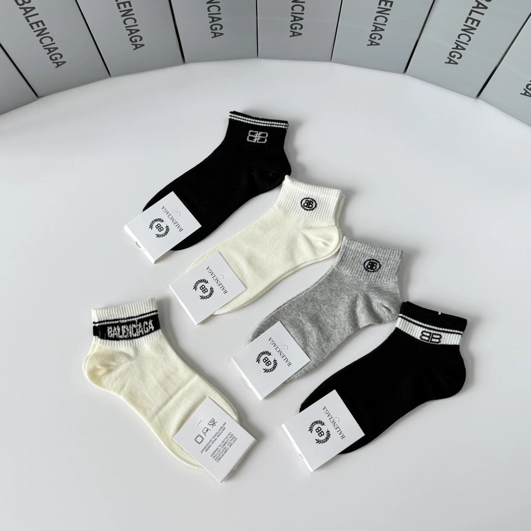 Balenciaga Quarter Socks 5-Pair Box Ver.B — Photo 5