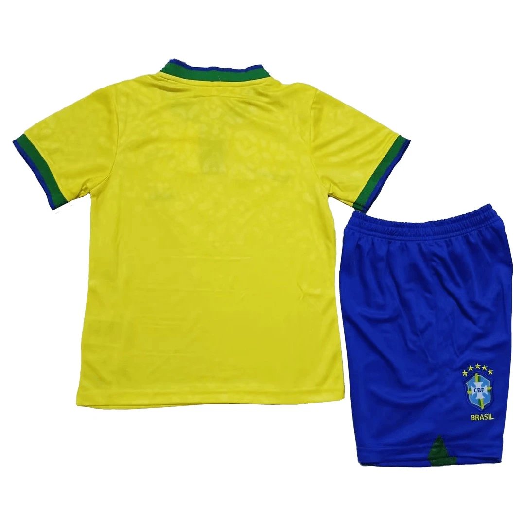 Brazil 2022 Home Jersey - Kids — photo 2