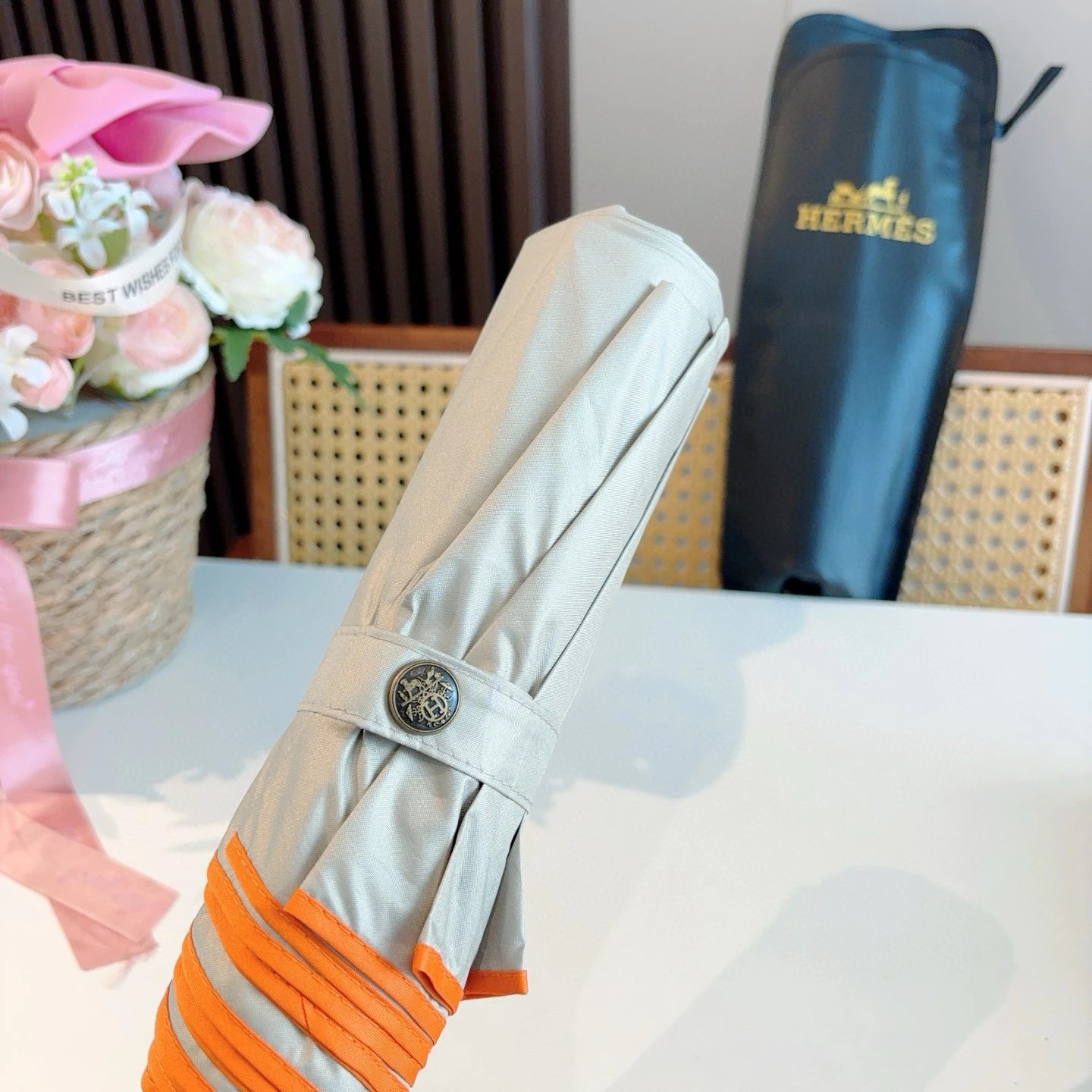 Hermes UV Protection Folding Umbrella Ver.C — Photo 3