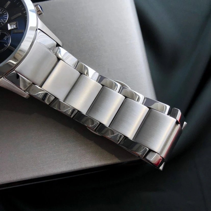 Armani Chronograph Blue Quartz Watch 43mm — photo 7
