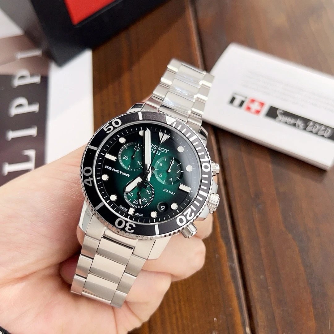 Tissot T120 Seastar Chrono Automatic Watch 45mm — photo 3
