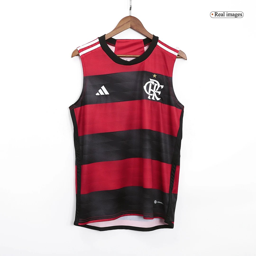CR Flamengo Sleeveless Top 2023 24 Red Black — photo 4