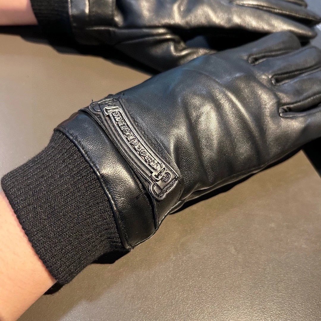 Chrome Hearts Lambskin Cashmere Gloves Ver.A — QC