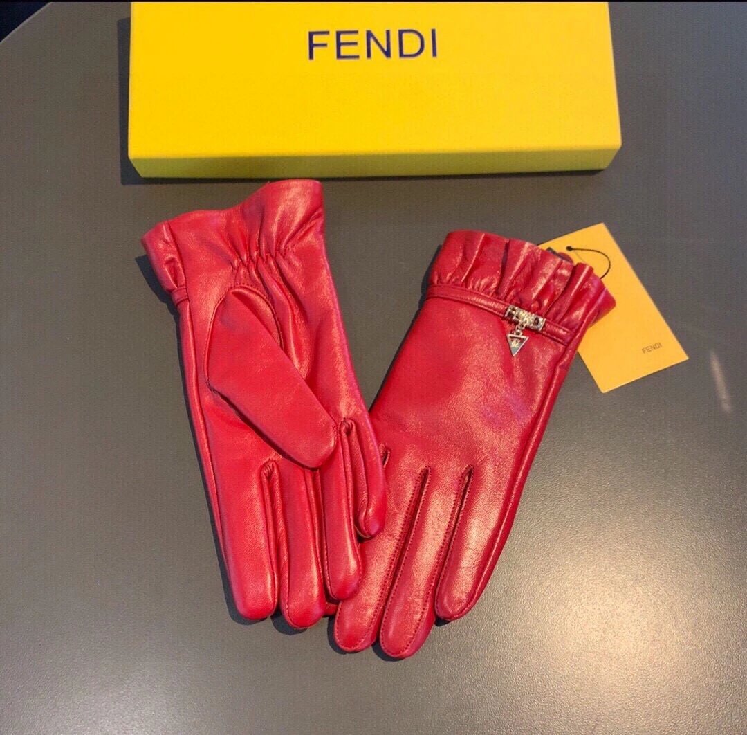 Fendi Lambskin Touchscreen Gloves Ver.G — Photo 5