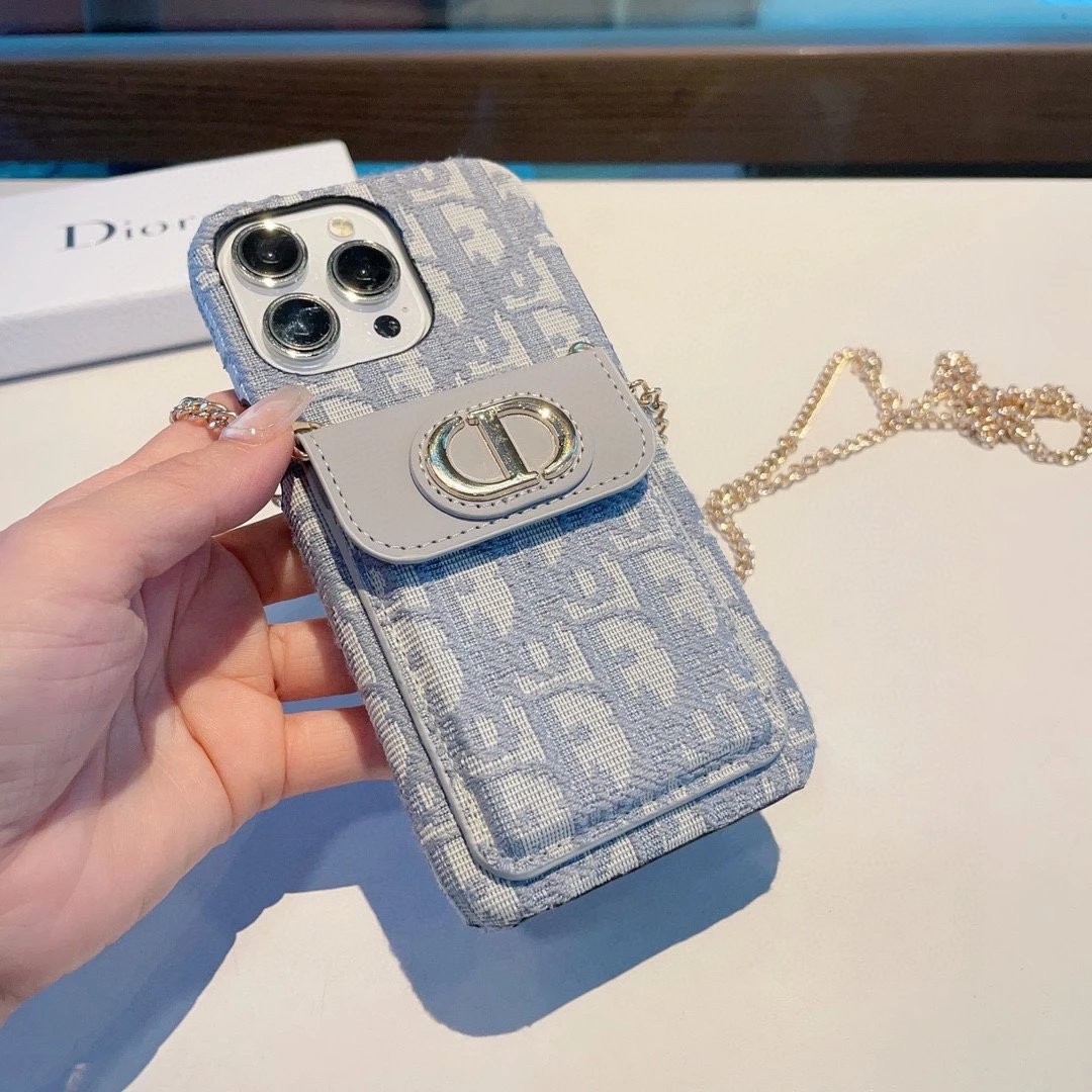 Dior Crossbody Strap Phone Case Ver.B — QC