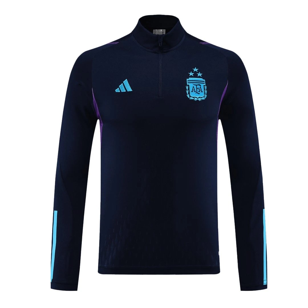 Argentina 1 4 Zip Tracksuit 2023 24 Navy — photo 4
