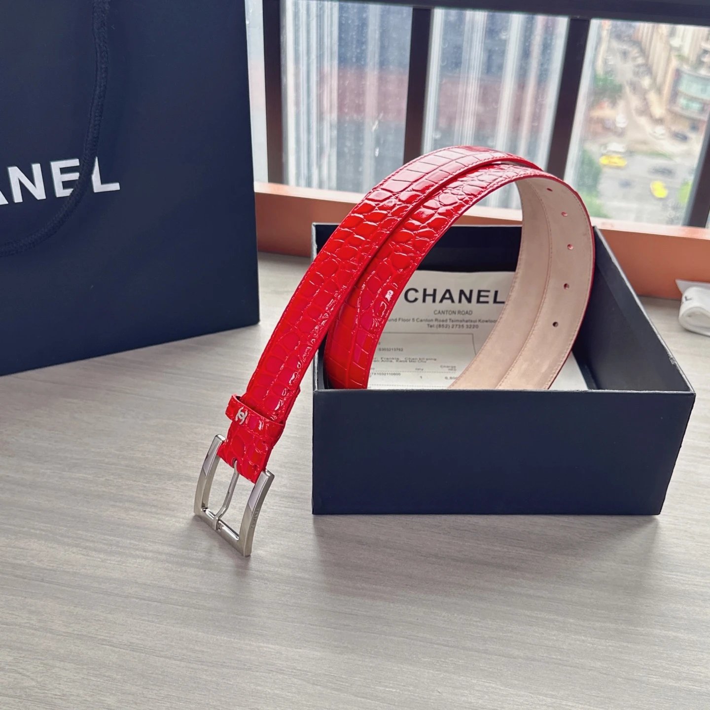 Chanel Leather Reversible Belt Ver.G — photo 3