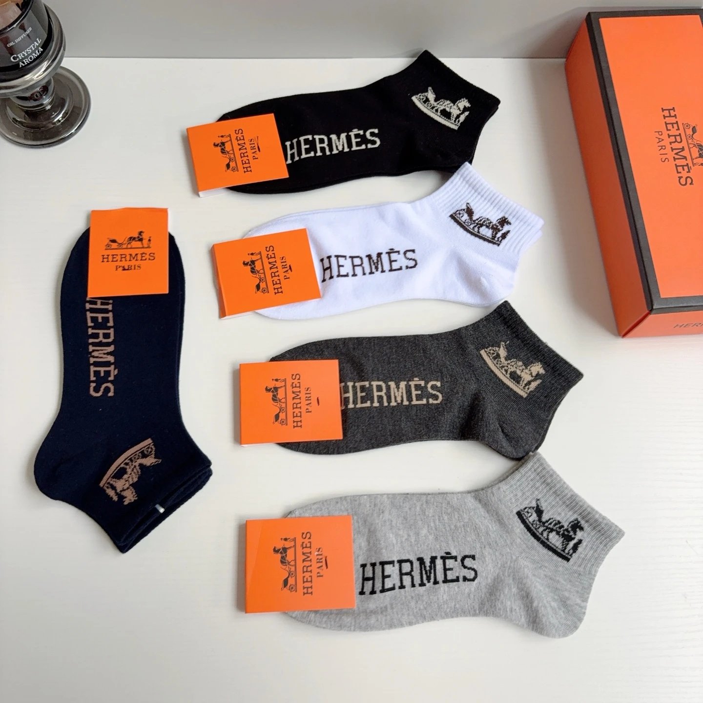Hermes No-Show Socks Ver.A — photo 9