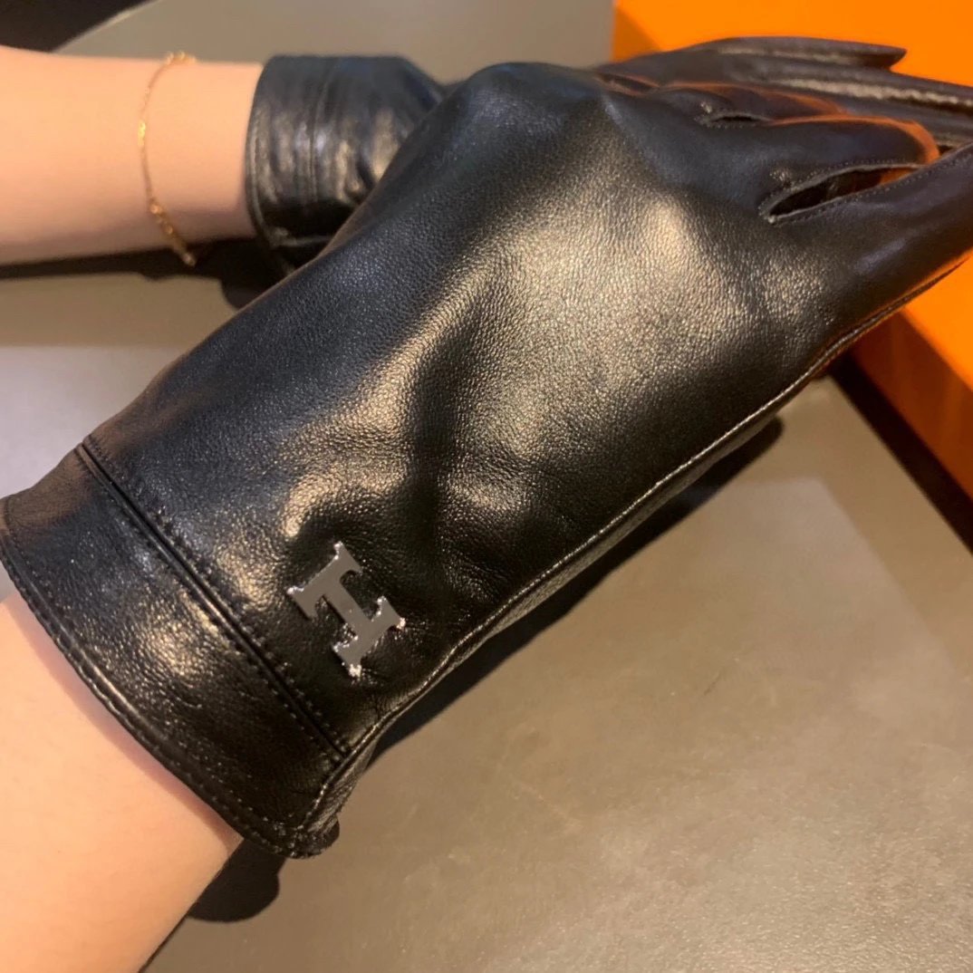 Hermes Lambskin Cashmere Gloves Ver.B — Photo 2