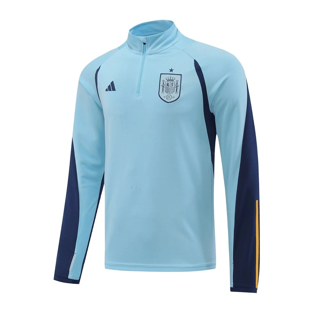 Spain 1 4 Zip Tracksuit 2022 23 Blue — photo 5