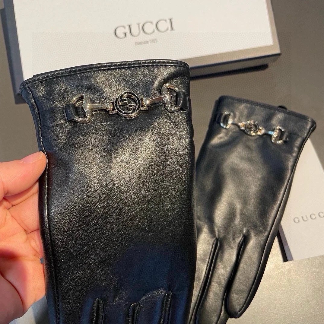 Gucci Lambskin Cashmere Gloves Ver.A — Photo 8