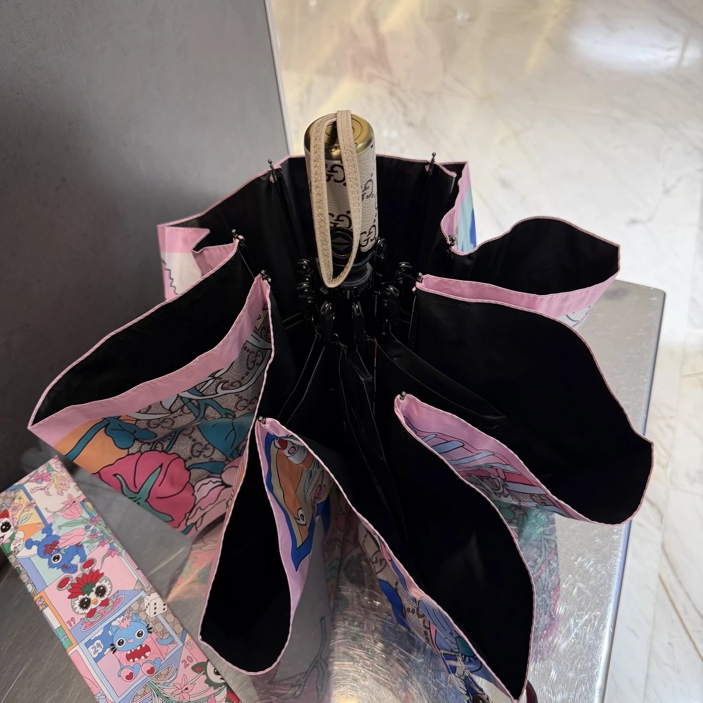 Gucci UV Protection Folding Umbrella Ver.C — Photo 5