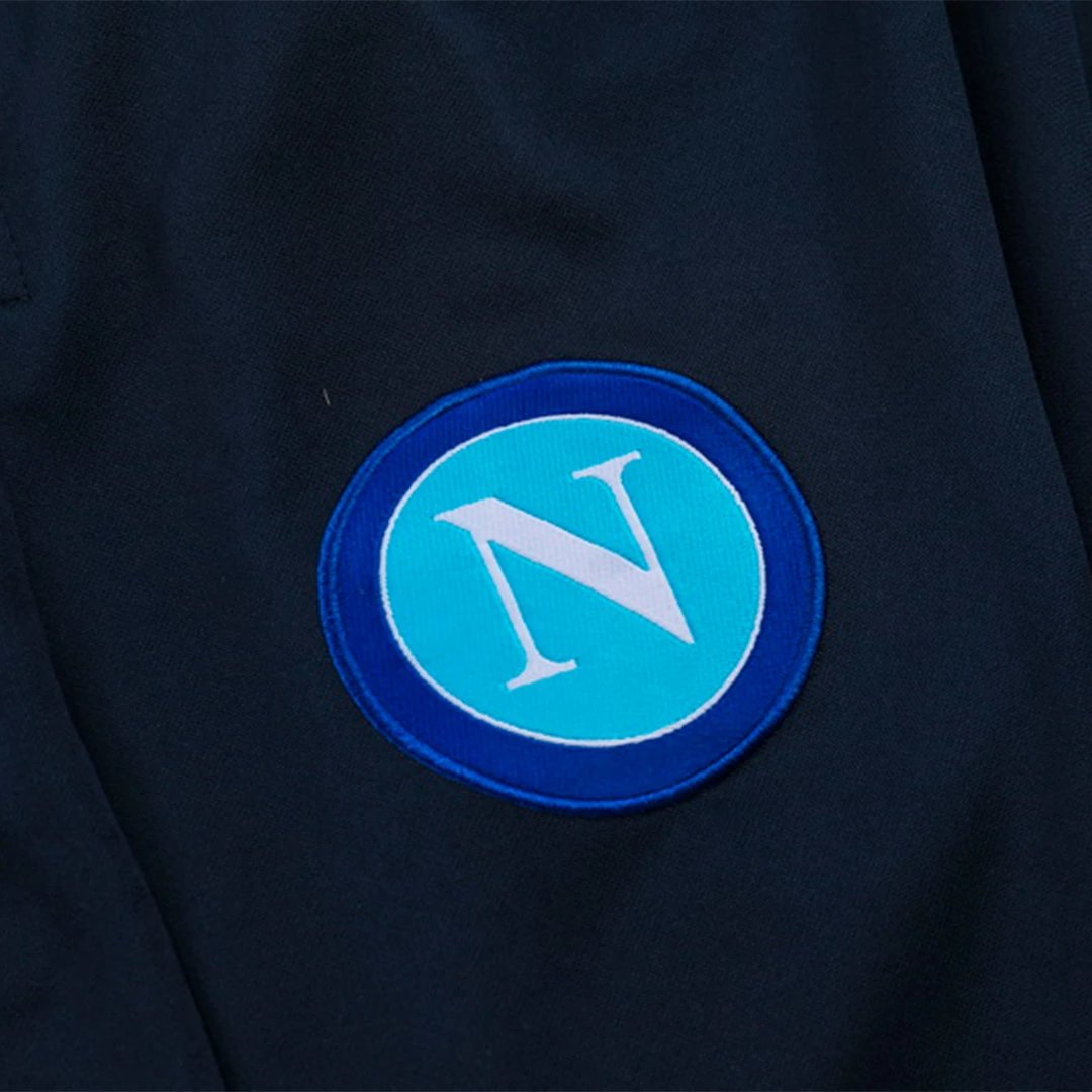 Napoli 2023 1 4 Zip Tracksuit 24 Kids Blue — Photo 12