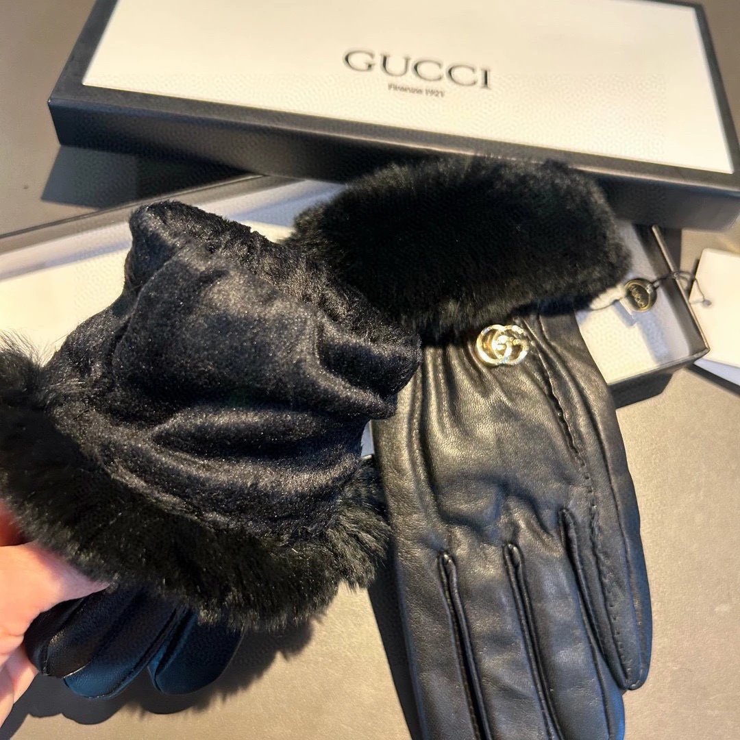Gucci Touchscreen Thermal Gloves — Zdjęcie 6