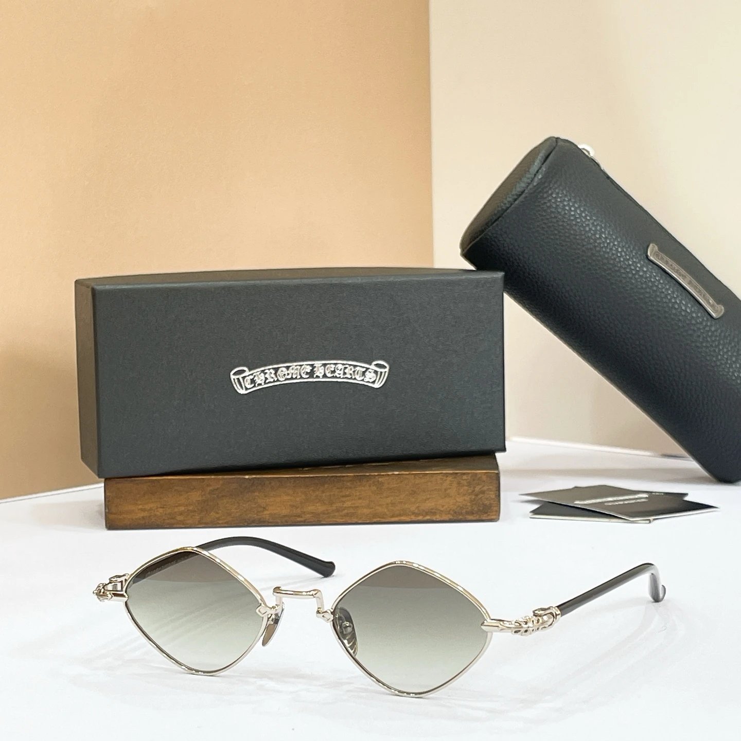 Chrome Hearts DIAMOND DOG Sunglasses 50-22-145 Ver.B — Zdjęcie 6