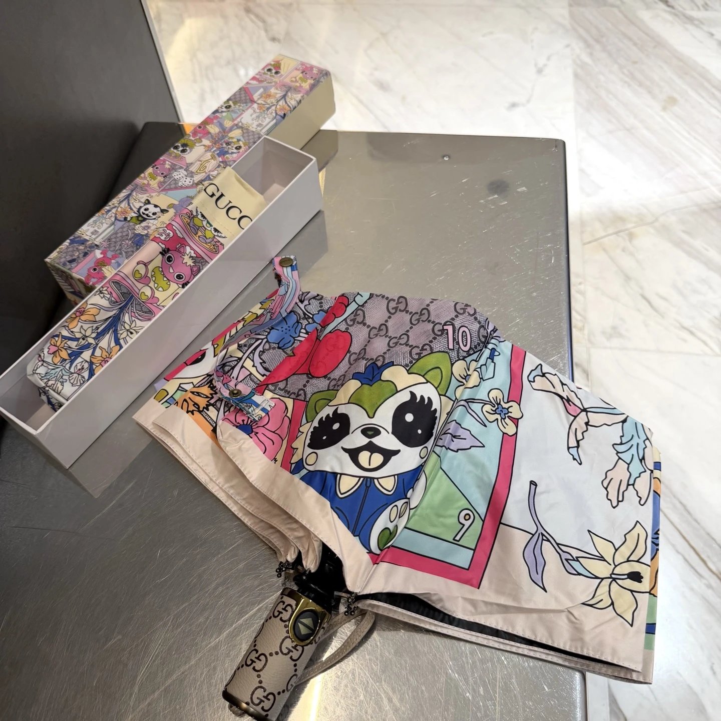 Gucci UV Protection Folding Umbrella Ver.B — Photo 3