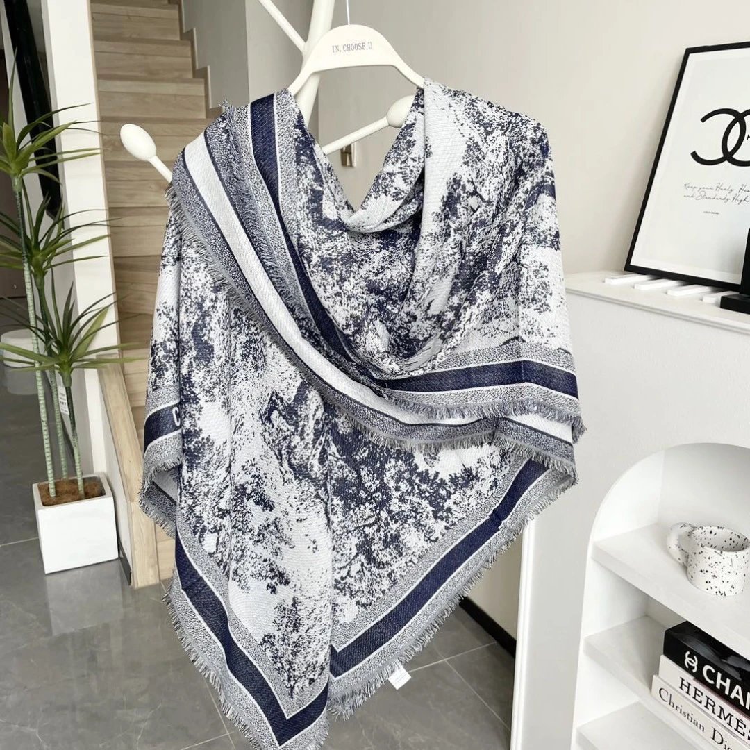 Dior Wool Silk Shawl Ver.A — QC