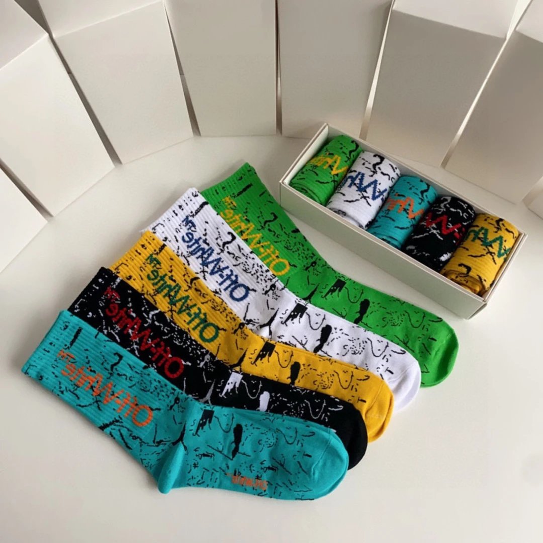 Off-White Crew Socks 5-Pair Box Ver.A — photo 9