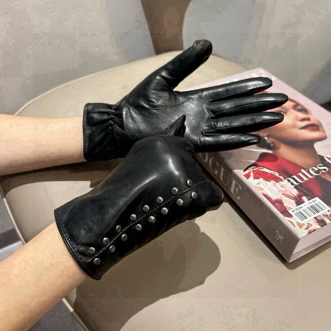 Chrome Hearts Lambskin Cashmere Gloves Ver.D — Photo 2