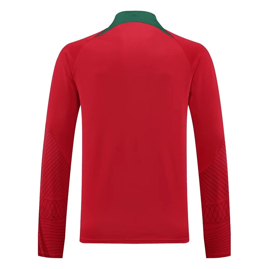 Portugal 2022 1 4 Zip Tracksuit Red — Photo 6