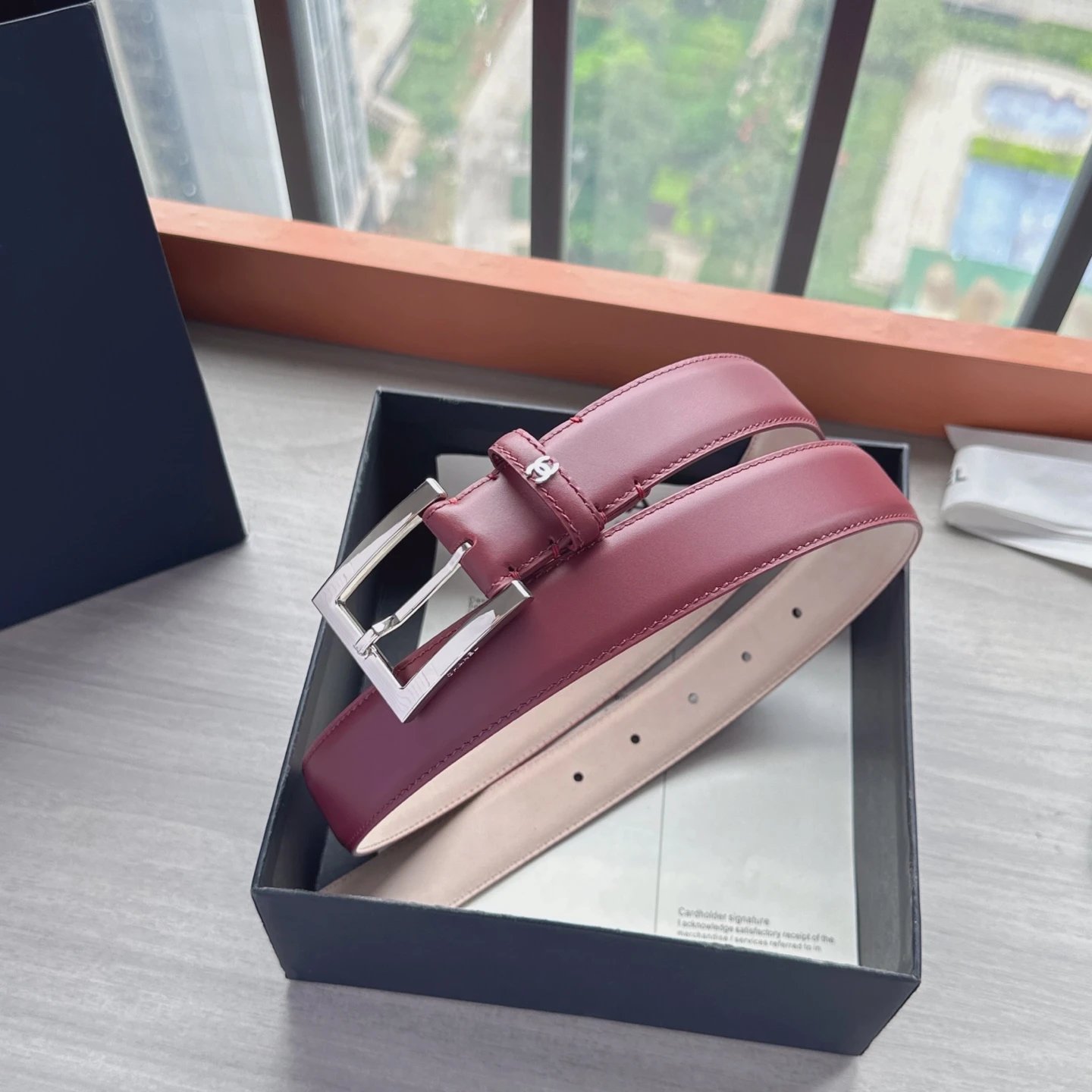 Chanel Leather Reversible Belt Ver.H — photo 2