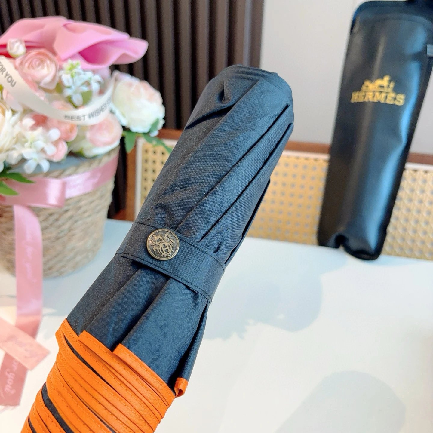 Hermes UV Protection Folding Umbrella Ver.D — Photo 4