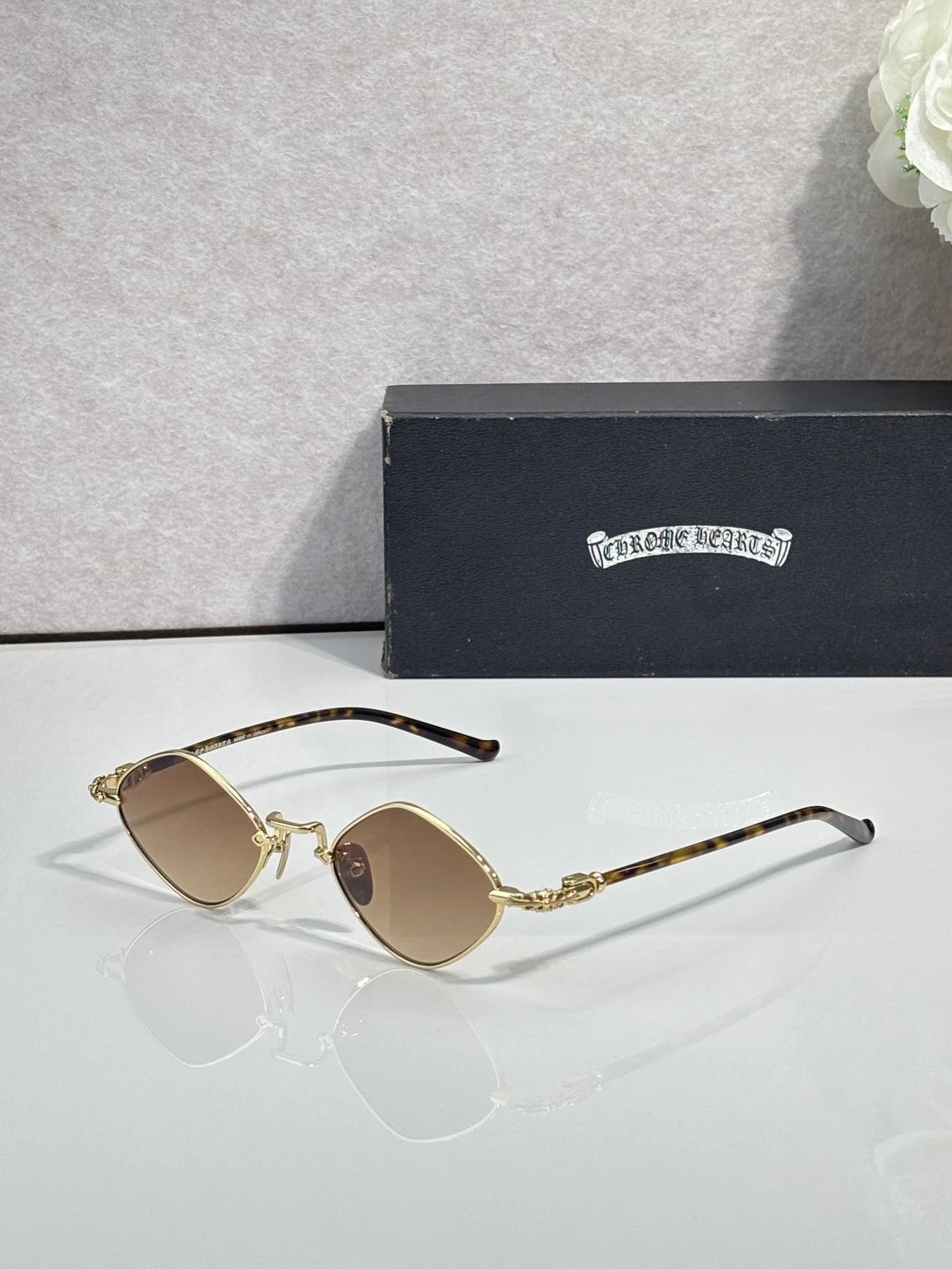 Chrome Hearts DIAMOND DOG Sunglasses 50-22-145 Ver.A — photo 2