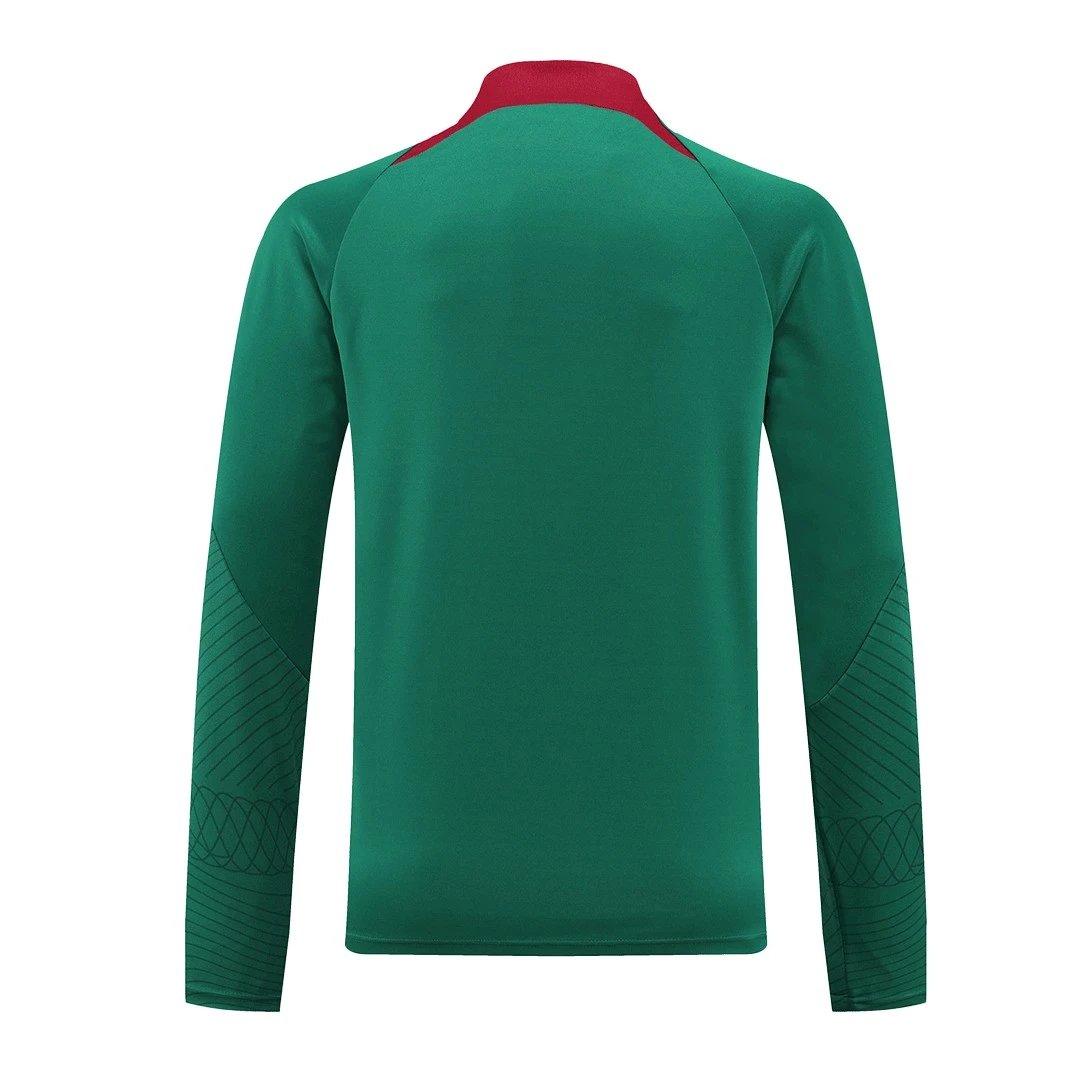 Portugal 1 4 Zip Tracksuit 2022 Green — photo 6