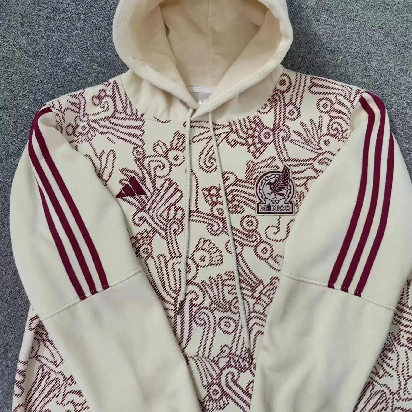 Mexico Sweater Hoodie 2022 Cream — photo 3
