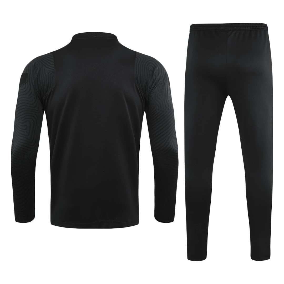 Brazil 1 4 Zip Tracksuit 2021 22 Black — photo 2