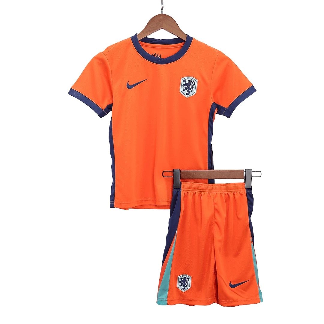 Netherlands 2024 Home Jersey - Kids — Zdjęcie 3