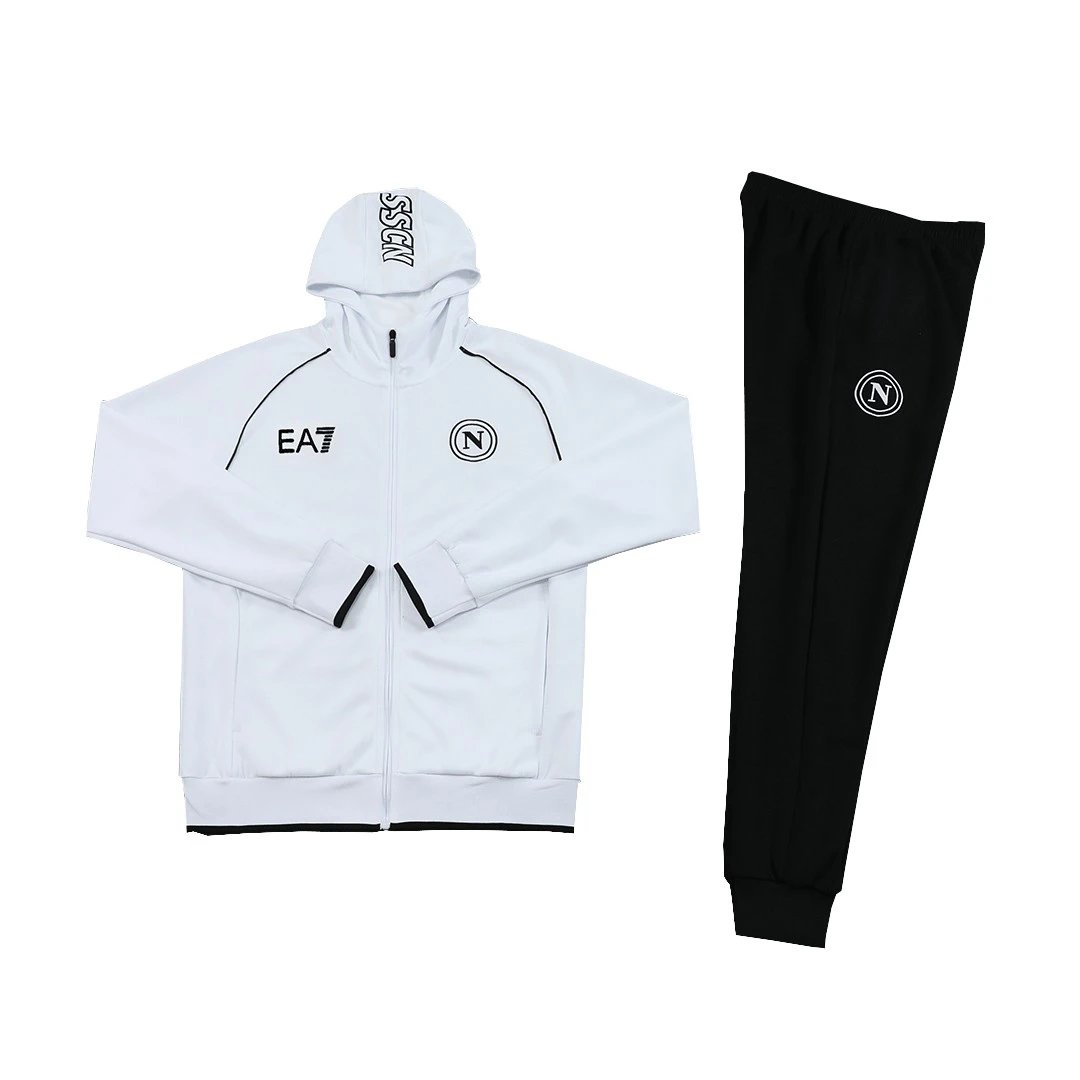 Napoli Hoodie Tracksuit 2023 24 White — photo 4