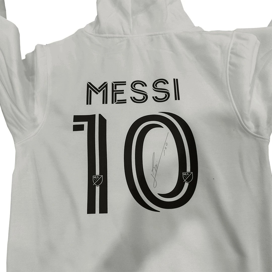Inter Miami 2023 MESSI 10 CF Sweater Hoodie 24 White — Zdjęcie 2
