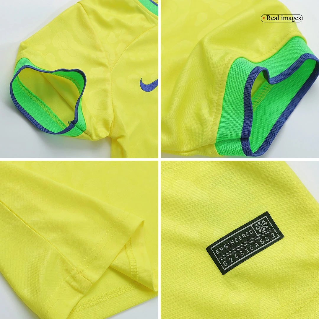 Brazil 2022 Home Jersey - Kids — photo 11