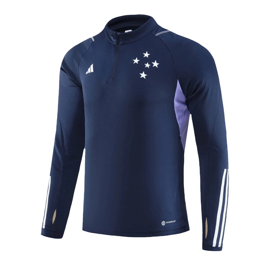 Cruzeiro EC 1 4 Zip Tracksuit 2023 24 Navy — photo 3