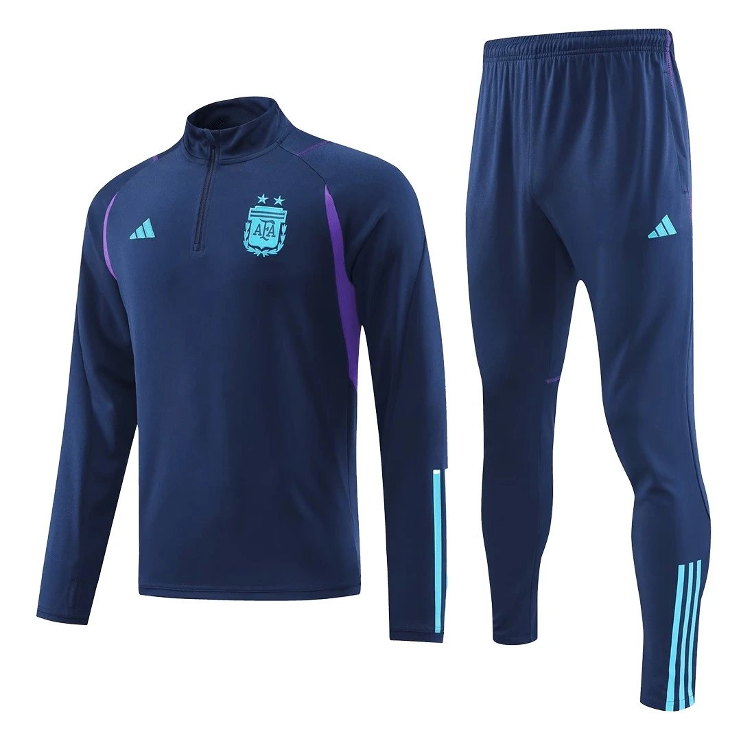 Argentina 2022 1 4 Zip Tracksuit Royal — Photo 2