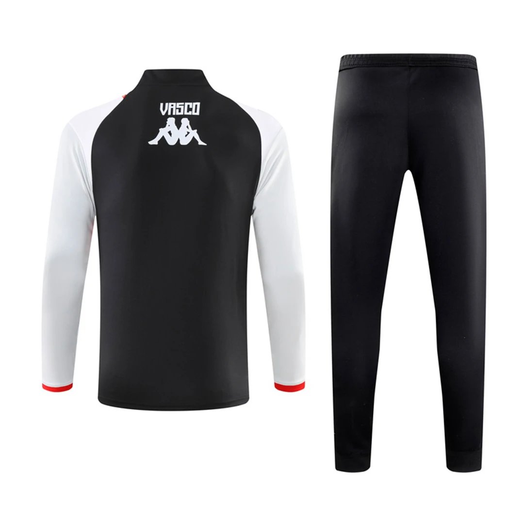 2023 Vasco da Gama 1 4 Zip Tracksuit 24 Black — Photo 2