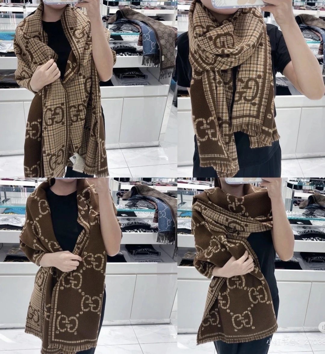 Gucci Cashmere Shawl Ver.B — QC