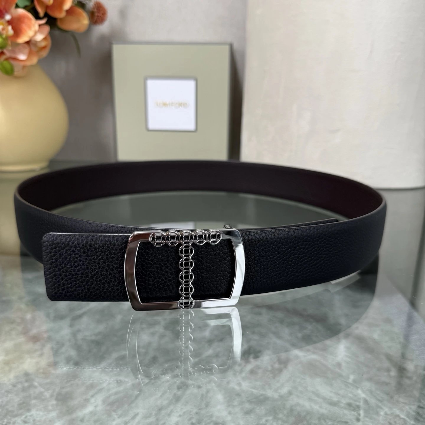 Tom Ford Leather Reversible Belt Ver.E — photo 7